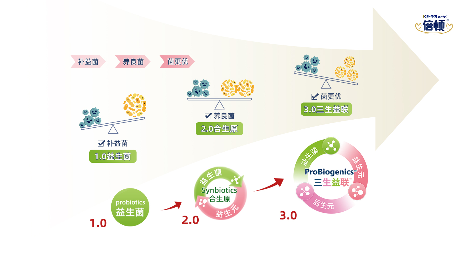 倍頓解析三重奏的力量：益生菌、益生元、后生元的協(xié)同作用