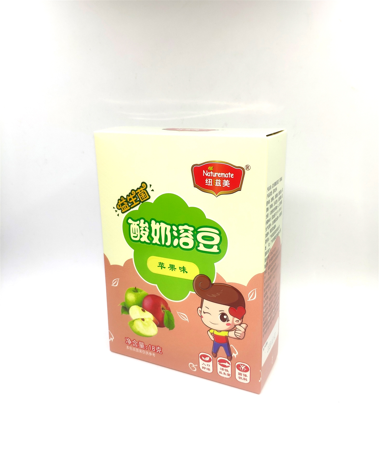 紐滋美益生菌酸奶溶豆（蘋果味）